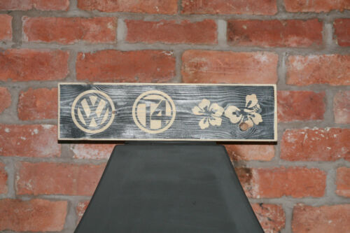 Volkswagen T4 Vintage Shabby Chic Wooden Sign Old Look Camper Cars Retro