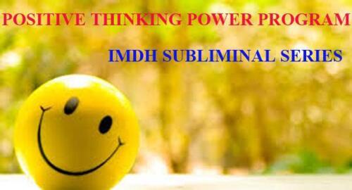 Positive Thinking Power Ultrasonic Subliminal Hypnosis Audio CD