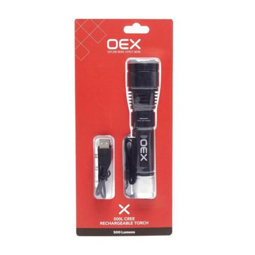 New Oex Rechargeable CREE Torch