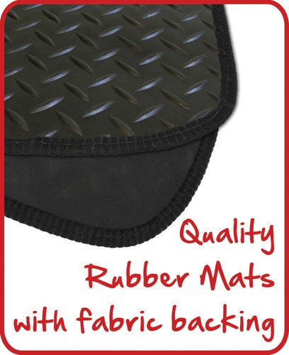 For Peugeot 208 MK1 2012-2018 Fully Tailored 4 Piece Rubber Car Mat Set
