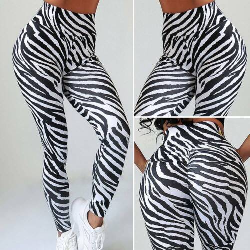 Women Yoga Pants Fitness Leggings Running Gym Exercise Sports Trousers US S-XL 