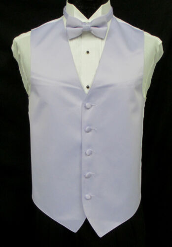 Details about   Men's Lilac Light Purple Tuxedo Vest & Bow Tie Spring Wedding Groom Formal Prom 