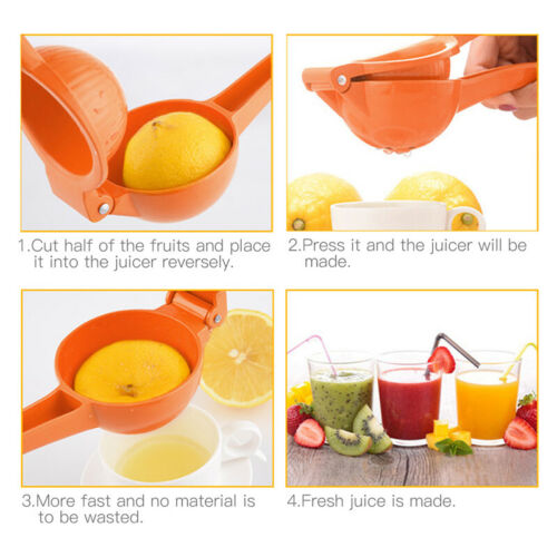 Lemon Lime Citrus Fruit Hand Press Juicer Squeezer Heavy Duty Manual 