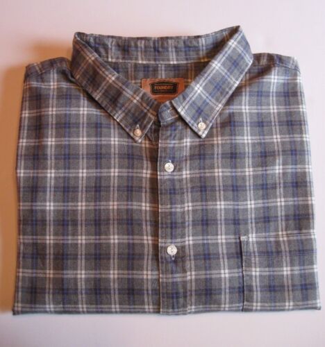 Foundry Men's Shirt LS Button Front LT XLT 2XL 2XLT 3XL 3XLT 4XL 4XLT 5XL New 