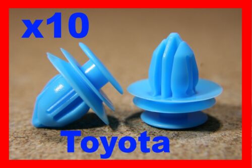 Para Toyota 10 puertas Fascia Panel Recorte Tarjeta De Plástico Coche Clips sujetador de retención