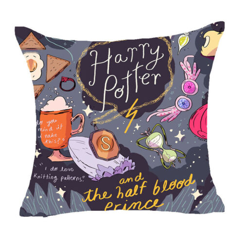 Cartoon Harry Potter Polyester Cushion Cover Sofa Throw Pillow Case Home Decor
