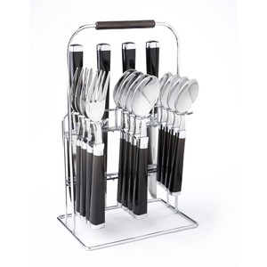 flatware piece cambridge temptation sets hanging rack silverware silversmith hayneedle dishwasher safe dinner cutlery garden