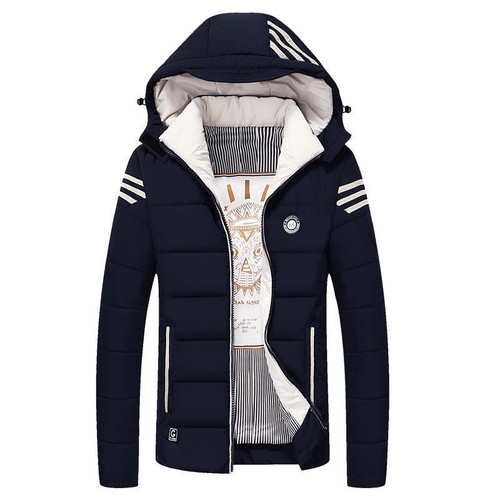 Men Winter Fashionable Thick Warm Jacket Men Parka Outerwear Coat Plus Size 4XL