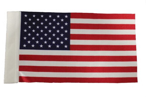 USA Country 9/" x 6/" Inch CAR ANTENNA FLAG..New