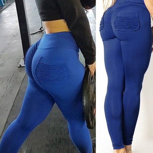 Women Pockets Compression Yoga Leggings Fitness Sport Gym Workout Stretch Pants