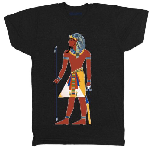 PHAROAH ANUBIS EGYPT EGYPTIAN TOMB TEMPLE PYRMID SYMBOLS TUTANKHAMUN T SHIRT
