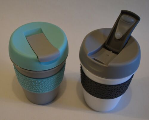 TALA CHEF AID CONTAIN SET OF 2 REUSABLE TRAVEL CUPS WITH LID