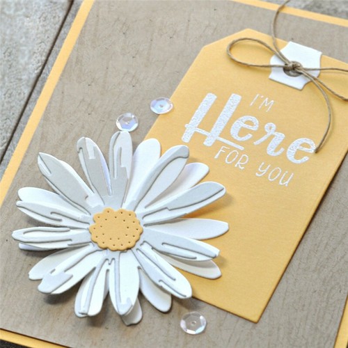 Stanzschablone Blume Gänseblümchen Hochzeit Weihnachten Geburtstag Album Karte