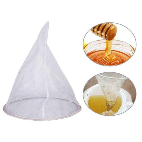 Fiber Bee Beekeeping Honey Strainer Filter Net Screen Apiary Equipment Supe L9I0