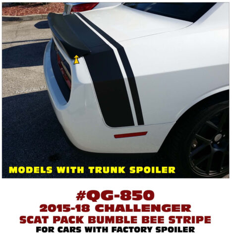 FACTORY SIZE SCAT PACK BUMBLE BEE STRIPE QG-850 2015-18 DODGE CHALLENGER