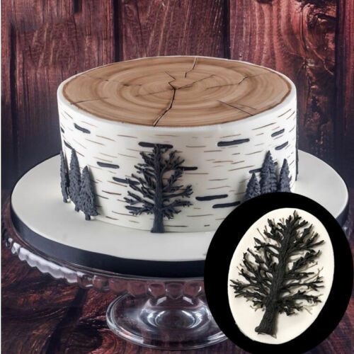 3D Tree Silicone Fondant Mold Cake Decorating Chocolate Sugarcraft Baking Mould
