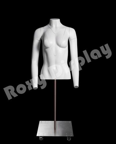 Female Invisible Ghost Mannequin Torso Form magnetic fittings #MZ-GH1//2F