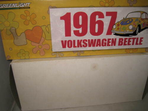 1//18 GREENLIGHT 1967 VW VOLKSWAGEN BEETLE LOVE HIPPIE  #13509 OPENING PARTS