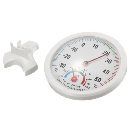 35-55°C Mini Indoor Analog Temperature Humidity Meter Thermometer Hygrometer