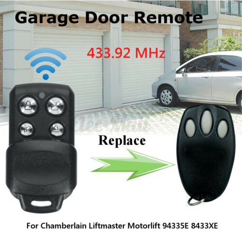 Garage Door Remote 433.92 MHz For Chamberlain Liftmaster Motorlift 94335E 