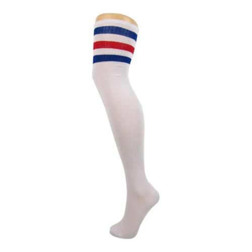 Referee Socks Cotton Blend Three Stripe Thigh High Socks Athletic