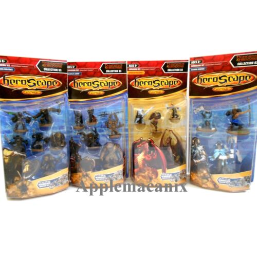 D3//13 D/&D Dungeons And Dragons NEW NISB Heroscape Collection Wave D1//11 D2//12