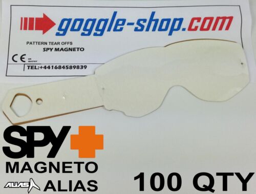 100 Stück Goggle-Shop Zum Abreißen Passend für Spy Magneto Alias 