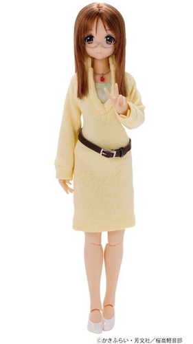 Anime-Azone-K-ON-Sawako-Yamanaka-Pure-Neemo-Doll-Rare-US-seller-Fast-SHIP