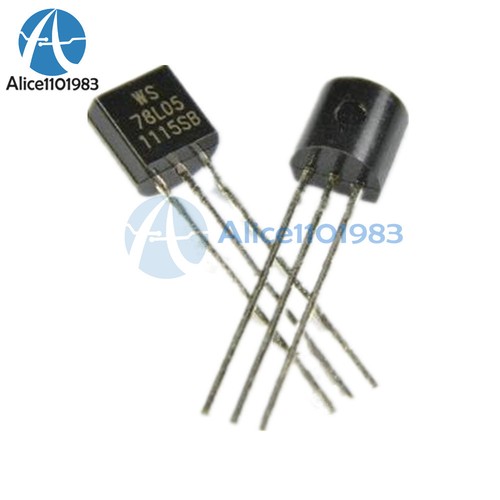 100PCS WS78L05 78L05 TO-92 5V 100mA Voltage Regulator IC