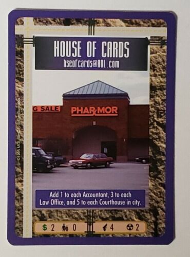 HOUSE OF CARDS SIM CITY CCG PROMO CARD 