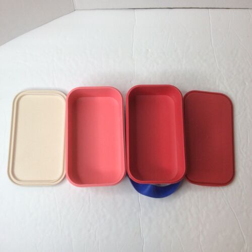 Details about  / Bento Lunch Box All Boxed Up Food Storage Container Sandwich Red Green