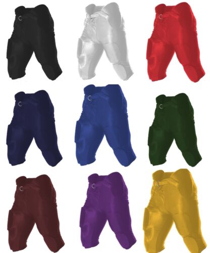 Alleson Athletic Integrated Youth Boys Dazzle Game Football Pants W/ Pads 688DY 