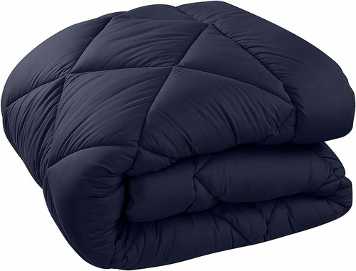 Duvet Insert Quilted Soft Comforter Blanket Hypoallergenic Warm Plush Fiberfill