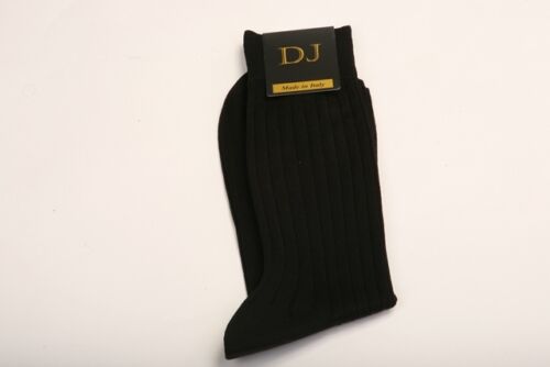 Made in Italy 6 Men/'s 100/% mercerized cotton socks.Plain Smooth Gift boxed