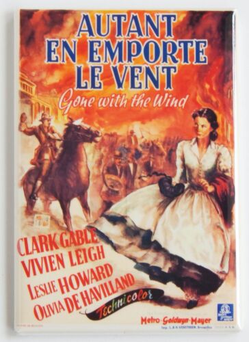 France FRIDGE MAGNET movie poster Gone With the Wind