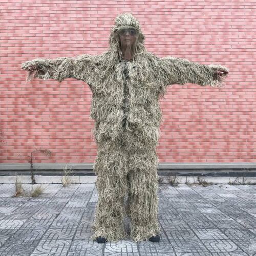 CS Bionic Grass Ghillie Suit Yowie Sniper Camouflage Suit Rifle Cover Hunting 