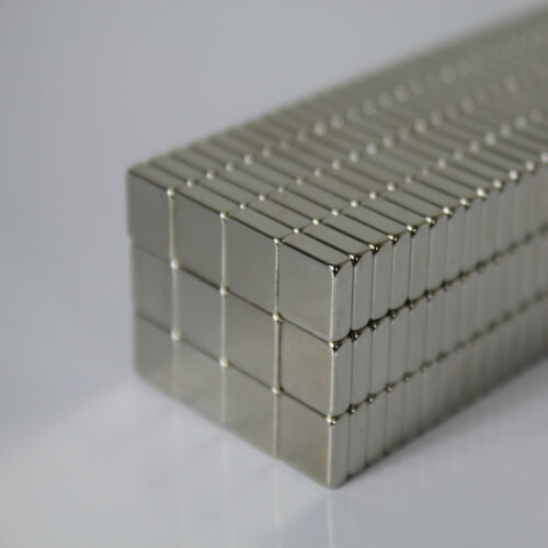 100 Magnete 8x8x3 Haltemagnete Minimagnete Haushaltsmagnet Neodym Zugkraft 3-4kg 