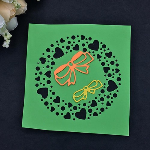 Circle Wreath Metal Cutting Dies Stencil for Scrapbooking Card Embossing Craft