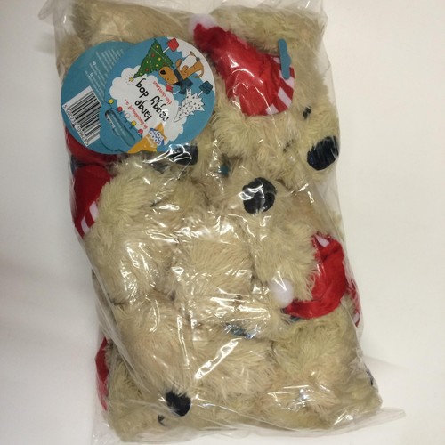 PACK OF 6 Good Boy Xmas LARGE Christmas Raggy PLUSH Dog TOY 4 dogs WHOLESALE
