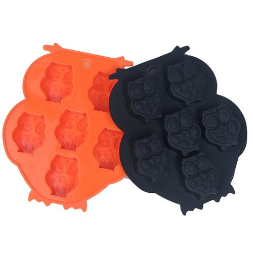 Owl Silicone Mold Fondant Cakes Chocolate Decorating Baking Tools Soap Mold J FD