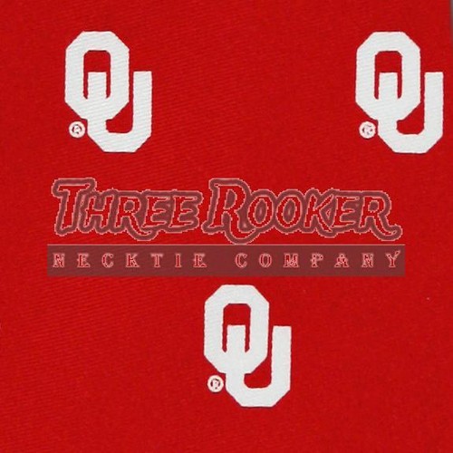 Silk Sooners Tie Mens Licensed Neck Ties Oklahoma Sooners Neckties NWT