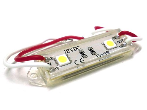 A2ZWORLD MODULO MATTONE LED 2 SMD 5050 COLORE ROSSO 12V IMPERMEABILE PER INSEGNA