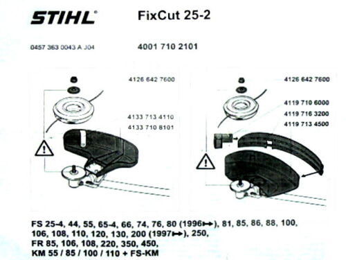 Stihl Mähkopf Fadenkopf FixCut 25-2 Fix Cut 25-2 für FS 65-4 FS65-4 