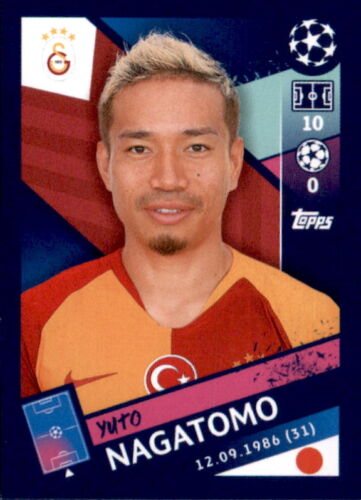 Yuto Nagatomo Topps Champions League 18//19 Sticker 469
