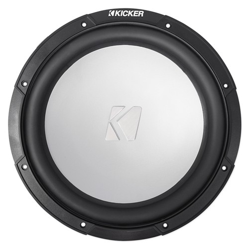 KICKER 45KM102 10/" Marine Boat Subwoofer+Hifonics Amp+Charcoal LED Grille+Remote
