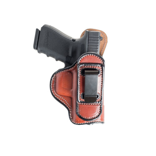 IWB HOLSTER. TUCKABLE INSIDE THE WAISTBAND LEATHER HOLSTER FOR WALTHER PK380