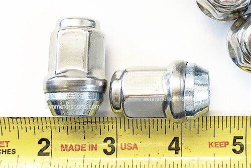 7//16-20 BULGE ACORN STAINLESS STEEL CAPPED LUG NUTS 1.43/" TALL 3//4 HEX 19MM 5