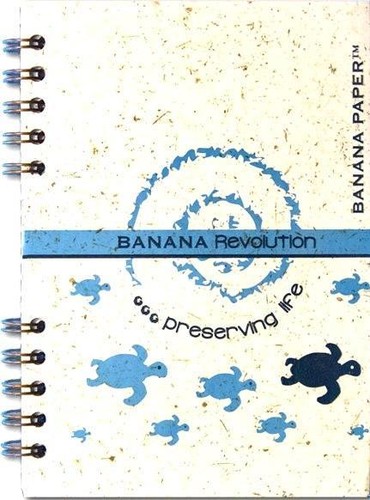 Spiralblock Banana Book Revolution Natur Papier Umweltpapier Journal