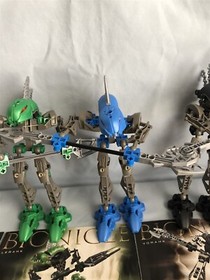 Lego BIONICLE VINTAGE RAHKSHI 8587 8588 8589 8590 8591 8592 complete set of 6