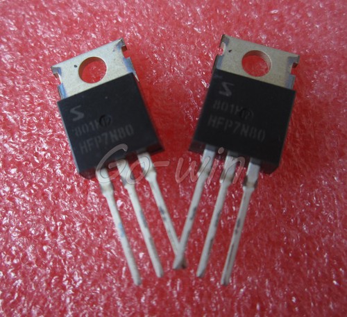10pcs HFP7N80 7N80 FQP7N80 SeniHow 7A 800V N-Channel MOSFET TO-220 NEW